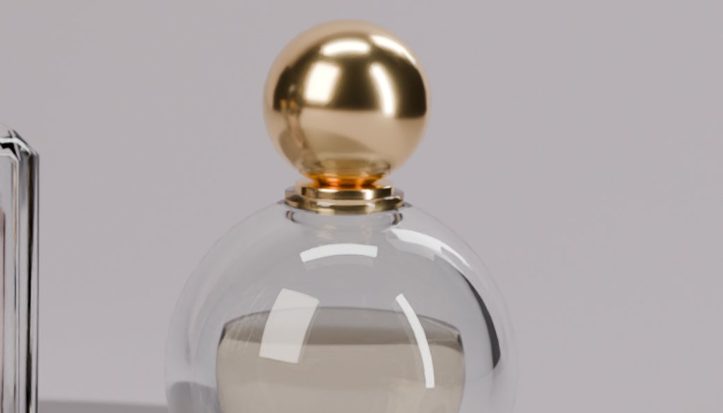 Perfume & Fragrance glass detail