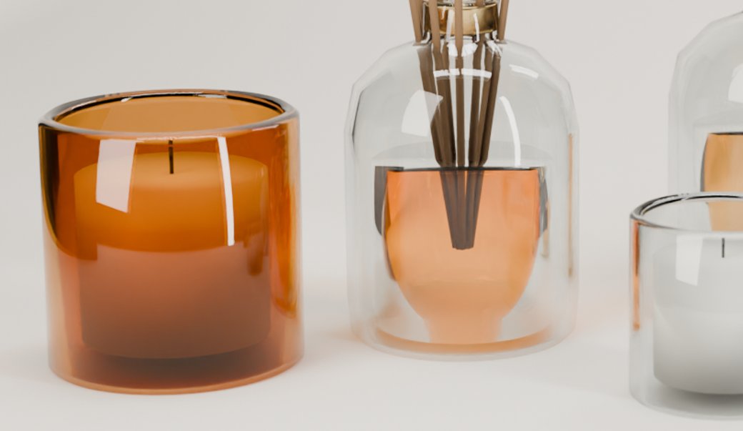 Home Fragrance & Air Care glass detail